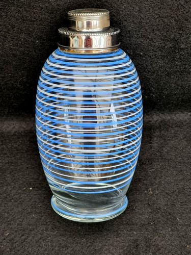 1960 vintage glass cocktail - vintage,