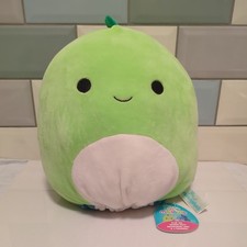 Flip A Mallows Danny & Damien Plush Soft Toy Squishmallows Dinosaurs approx 12"