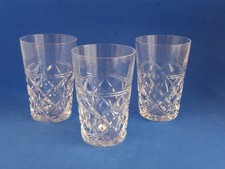 3x STUART CRYSTAL 'VICTORIA'