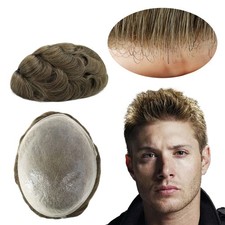 Human Hair Toupee for Men Hair