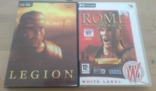 LEGION AND ROME: TOTAL WAR 2 GAME STRATEGY SET BUNDLE - PC CD-ROM DVD-ROM WIN 98