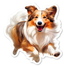 Shetland Sheepdog Dog Vinyl