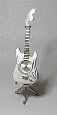 Miniature Wm Widdop Novelty Electric Guitar Desk Clock