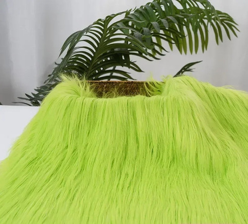 Long pile faux fur - long,