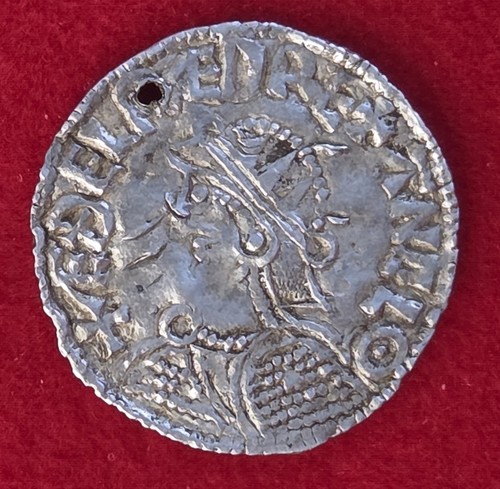 æthelred helmet penny - Æthelred,