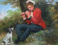 English School : Portrait Of A