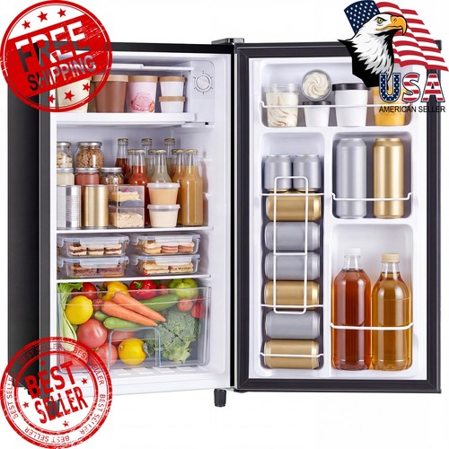 Dumos mini fridge black - fridge, 18"