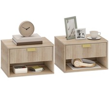 HOMCOM Floating Bedside Tables