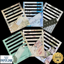 6 Junk Journal Collaged Slot