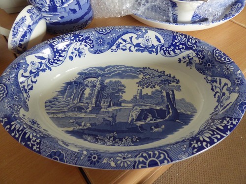 Spode blue italian - spode, large
