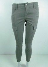 NEW J BRAND HOULIHAN SKINNY CARGO Mid rise Jeans  women SZ 24 VINTAGE DIM GREY