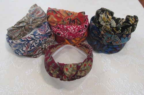 Handmade wide boho handprinted - wide,