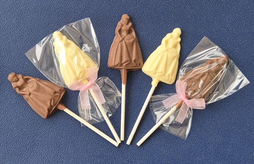 Chocolate princess lollipop - princess,
