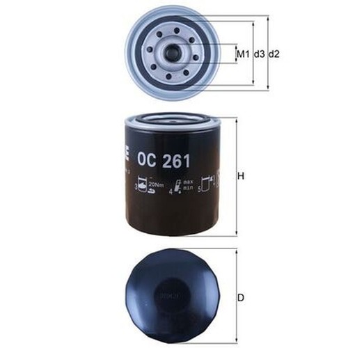 Oil filter for land - land, rover