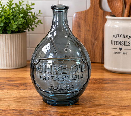 Vintage glass olive - vintage, oil