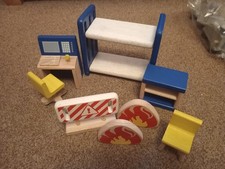 PINTOY WOODEN FIRE STATION FURNITURE AND HAZARD SIGN