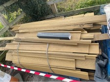 Cedar composite cladding of-cuts