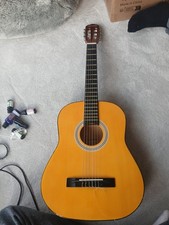 Rocket Music Halfsized Kids Acoustic Guitar, Brown, Black  And Yellow ORP £46
