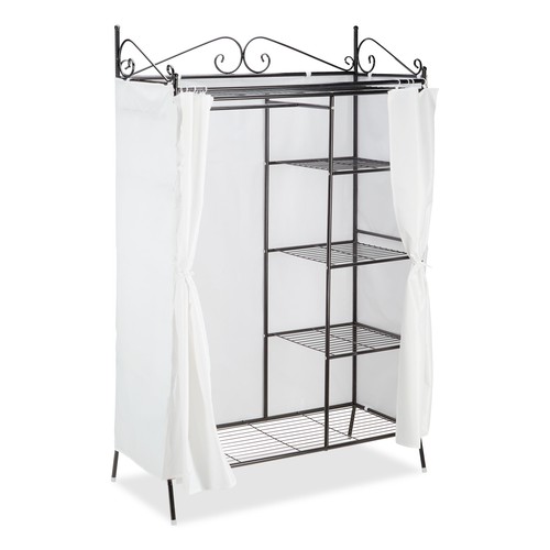 Metal wardrobe open - , closet