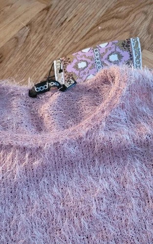 Womens boohoo pink fluffy - pink.,