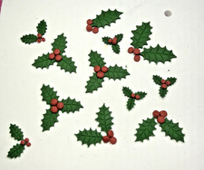 Christmas Holly fondant