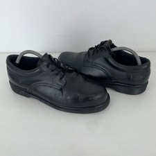 Vintage Dr Martens 2215 Steel Toe Cap Industrial Shoes Black Made In England 8