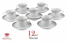 Royal Cup And Saucer Set 12