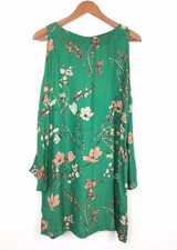 Rare Zara  Dress M 8 10 Green