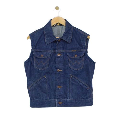Vintage wrangler denim vest - vintage,