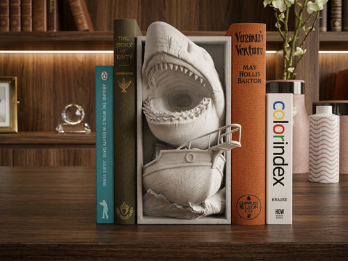 Jaws book nook shark attack - jaws,
