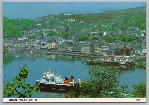 Postcard oban view from - view,