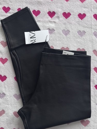 Zara black waxed - black, waist