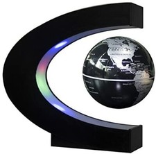 Senders Floating Globe With LED Lights C Shape Magnetic Levitation Floating Glo
