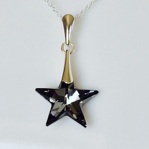 925 silver star pendant made - 925,