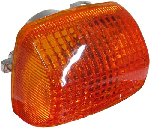 Indicator lens front amber - front,