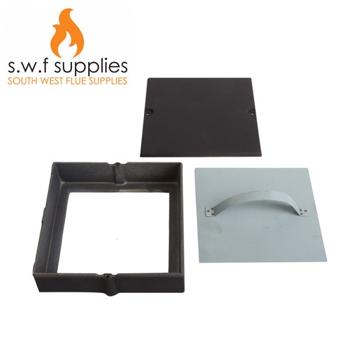 Soot box door - box, 9"x9"