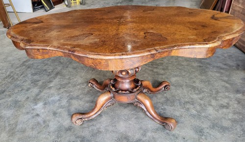Antique victorian walnut oval - antique,