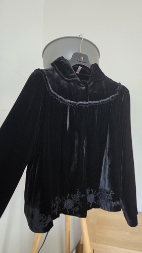 Wrap london black velvet silk - black,