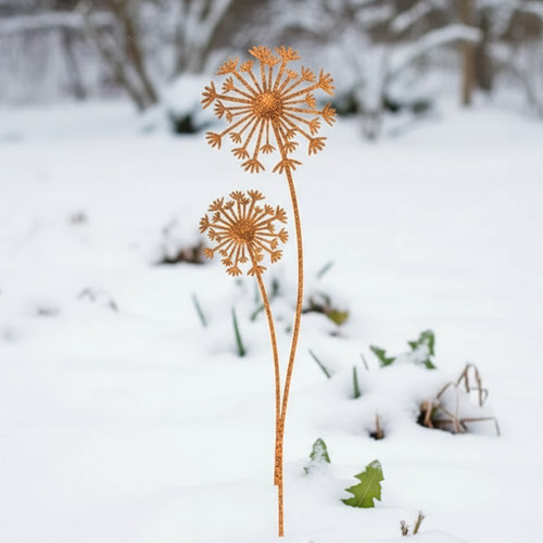 Rust iron art stake decoration - rust,