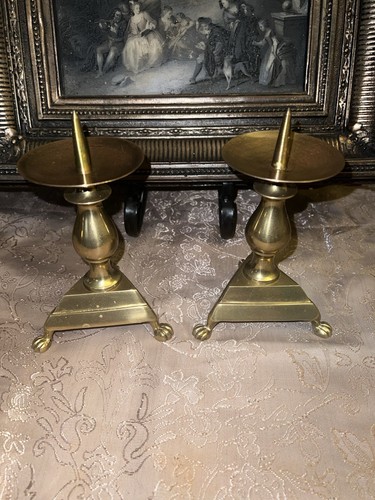Pair antique 17th - pair, flemish