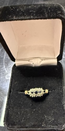 Genuine 9ct gold - gold, sapphire