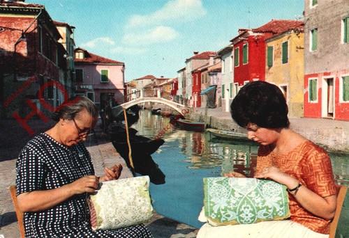 Picture postcard burano - picture, postcard::burano