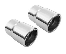 2x Exhaust Tip Trim Pipe Tail