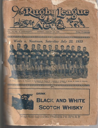 Memorabilia rugby league - rugby,