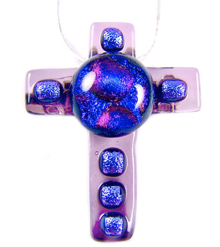 Cross dichroic glass - cross,