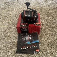 Dam QUICK CFM Closed Face Fishing Reel made west Germany boxed  rare 80s