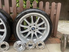 Genuine Hartge Classic C Deep Dish Staggered Alloys With Alloy Spacers