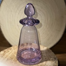 Retro Perfume Bottle | Retro Vintage Purple Tinted Glass Perfume Bottle (778)