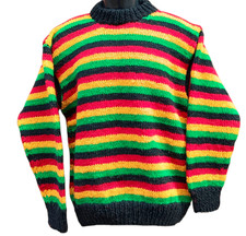 Knitted Rasta Colour Jumper