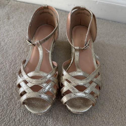 Next gold wedge sandals - wedge, 3